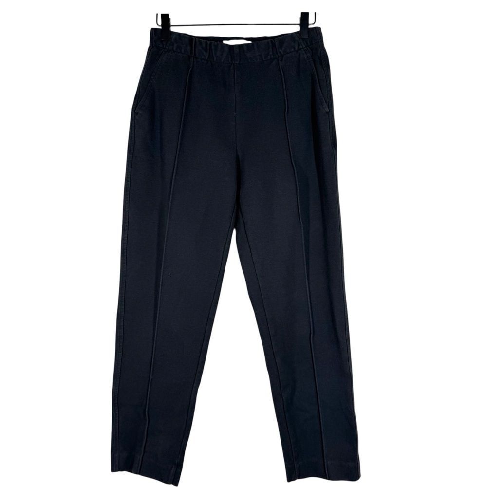 Everlane The Dream Pant Front Seam Black Career Classic Drawstring Waist Small